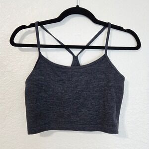 Offline by Aerie The Hugger Recharge Sports Bra Navy Blue Heather Small S P CH